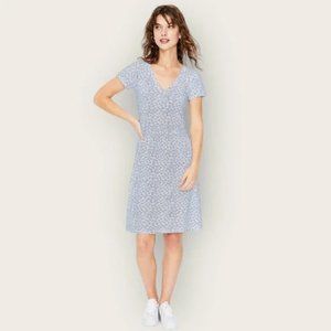 ⭐ Boden Penelope Cotton Modal Jersey Dot Print Dress Size 12R